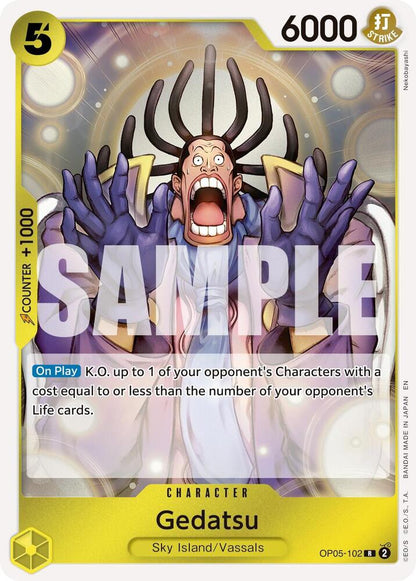 Gedatsu (Reprint) OP05-102 Premium Booster -The Best- Vol. 2 One Piece Foil Rare