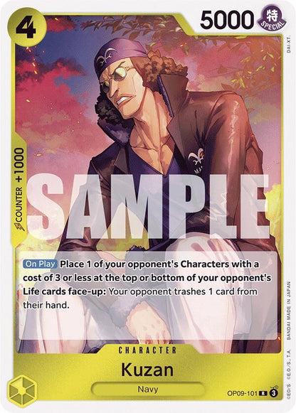 Kuzan OP09-101 Emperors in the New World One Piece Foil Rare