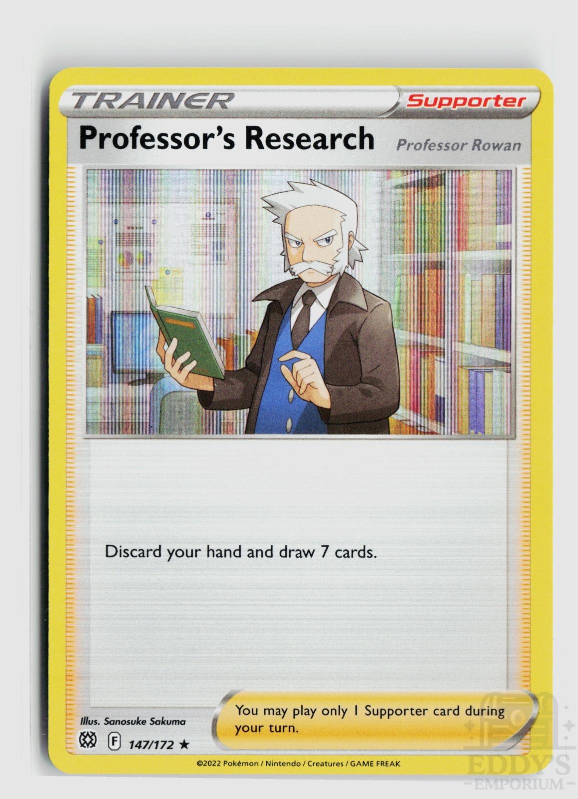 Professor's Research 147/172 Brilliant Stars Pokemon Holo Rare NM