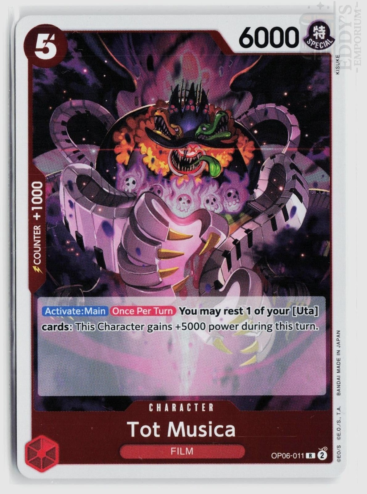 Tot Musica OP06-011 Wings of the Captain One Piece Foil Rare