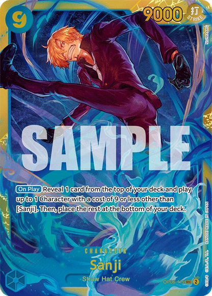 Sanji OP06-119 Wings of the Captain One Piece Foil Secret Rare