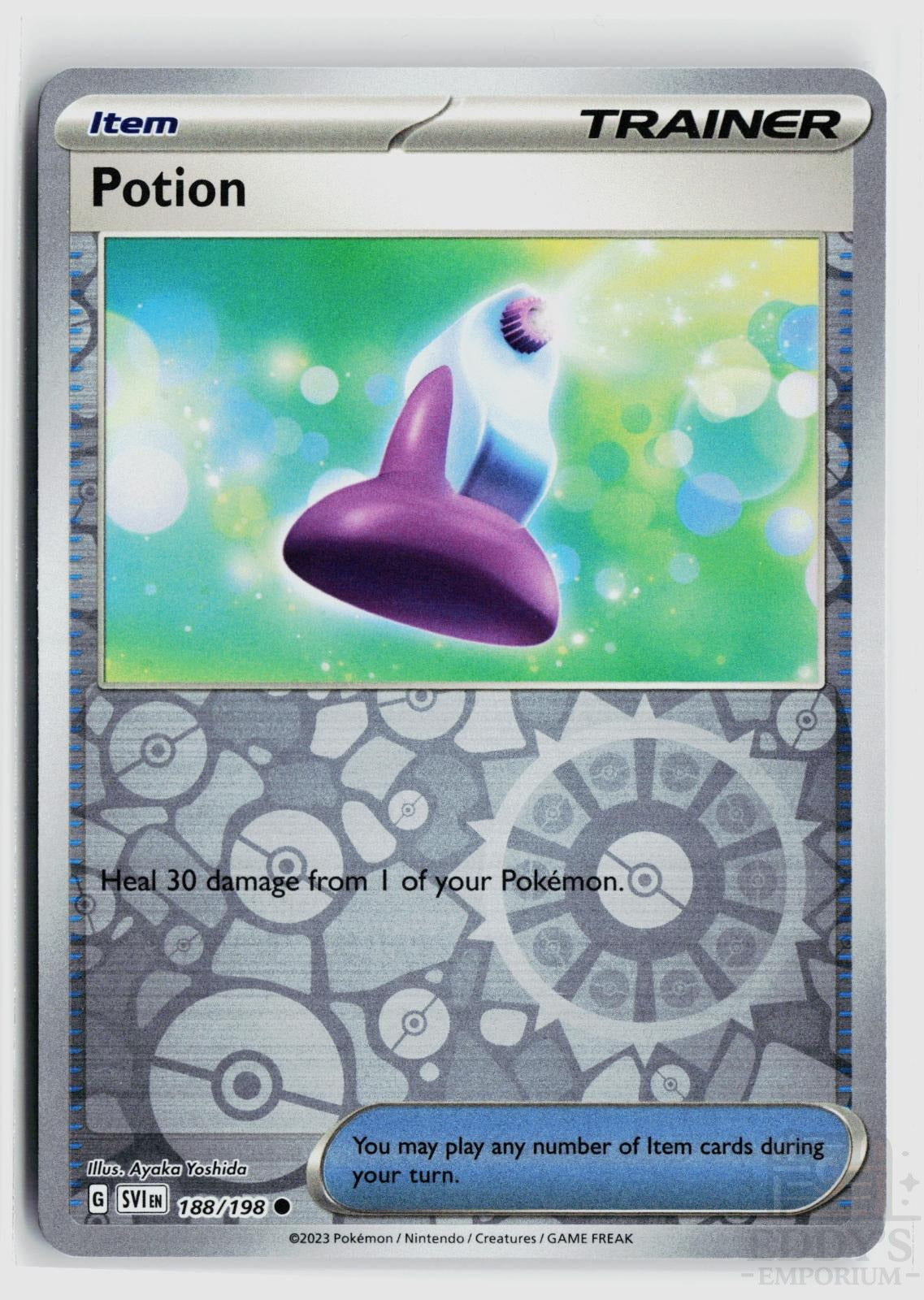 Potion 188/198 Scarlet & Violet Pokemon Reverse Holo Common NM