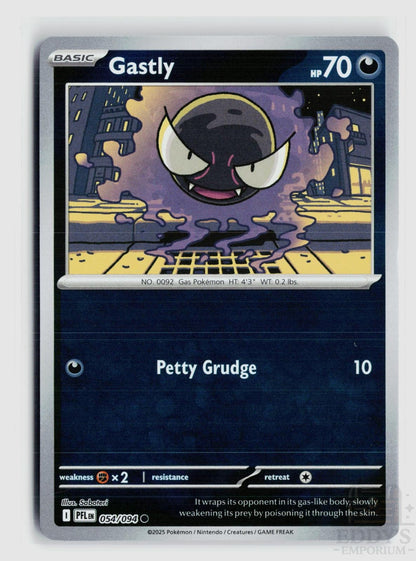 Gastly 054/094 Phantasmal Flames Pokemon Reverse Holo