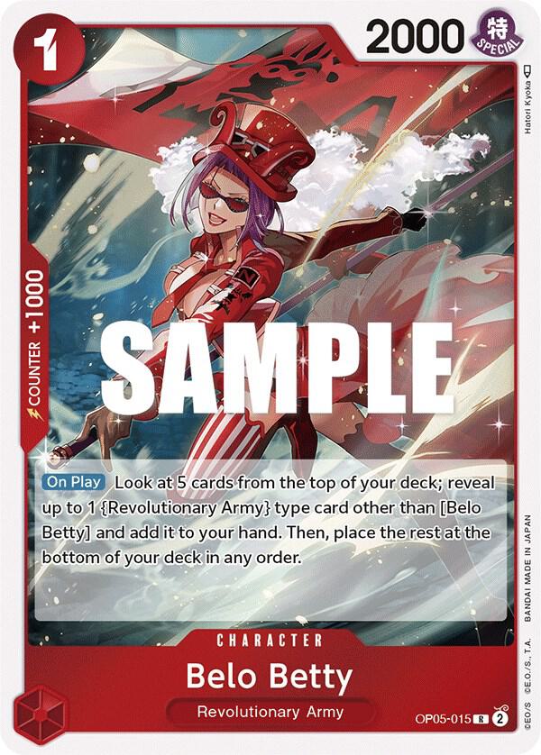 Belo Betty (015) OP05-015 Awakening of the New Era One Piece Foil Rare