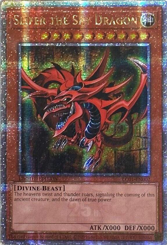 Slifer the Sky Dragon (Quarter Century Secret Rare) LC01-EN002 Yu-Gi-Oh Legendary Collection: 25th Anniversary Edition