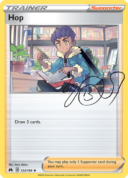 Hop 133/159 Crown Zenith Pokemon Holo Rare NM