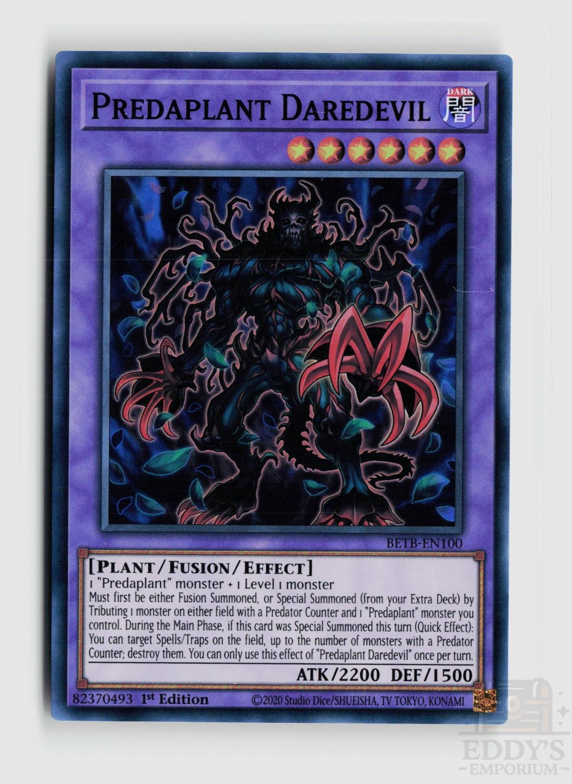 Predaplant Daredevil BETB-EN100 Beyond the Brave Yu-Gi-Oh 1st Edition NM