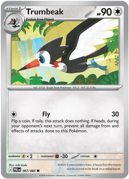 Trumbeak 067/084 Pitch Black Pokemon Reverse Holo