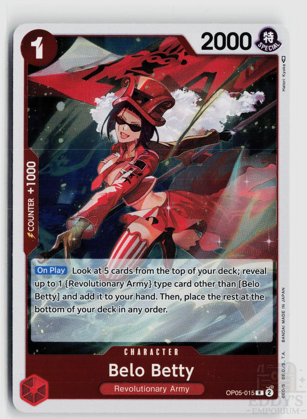 Belo Betty (015) OP05-015 Awakening of the New Era One Piece Foil Rare