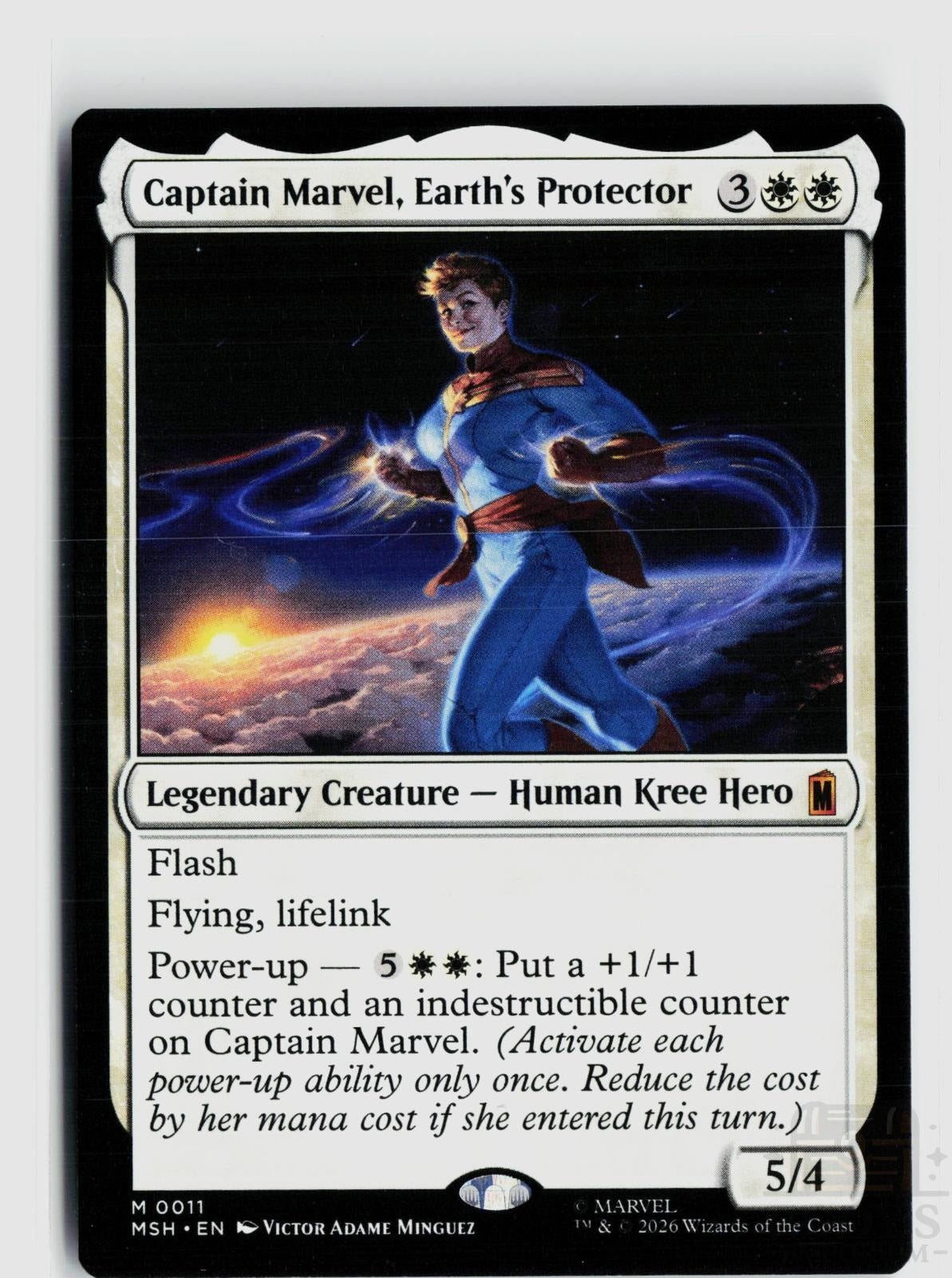 Captain Marvel, Earth's Protector 11 Marvel Super Heroes Magic: The Gathering