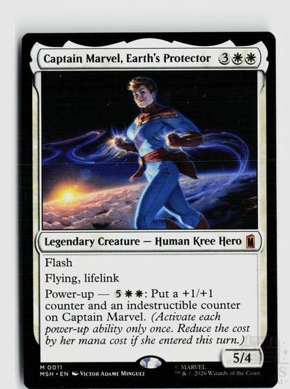 Captain Marvel, Earth's Protector 11 Marvel Super Heroes Magic: The Gathering
