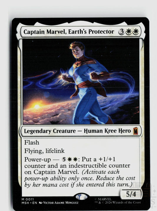 Captain Marvel, Earth's Protector 11 Marvel Super Heroes Magic: The Gathering