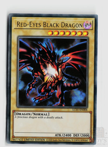 Red-Eyes Black Dragon (25th Anniversary Edition) LC01-EN006 Yu-Gi-Oh Legendary Collection: 25th Anniversary Edition