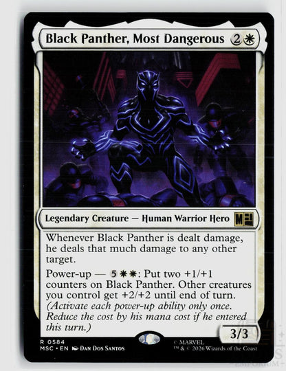 Black Panther, Most Dangerous 584 Commander: Marvel Super Heroes Magic: The Gathering