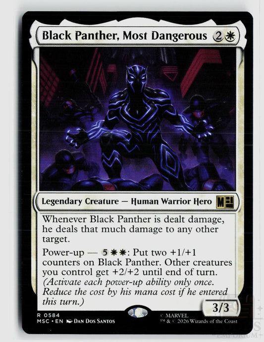 Black Panther, Most Dangerous 584 Commander: Marvel Super Heroes Magic: The Gathering