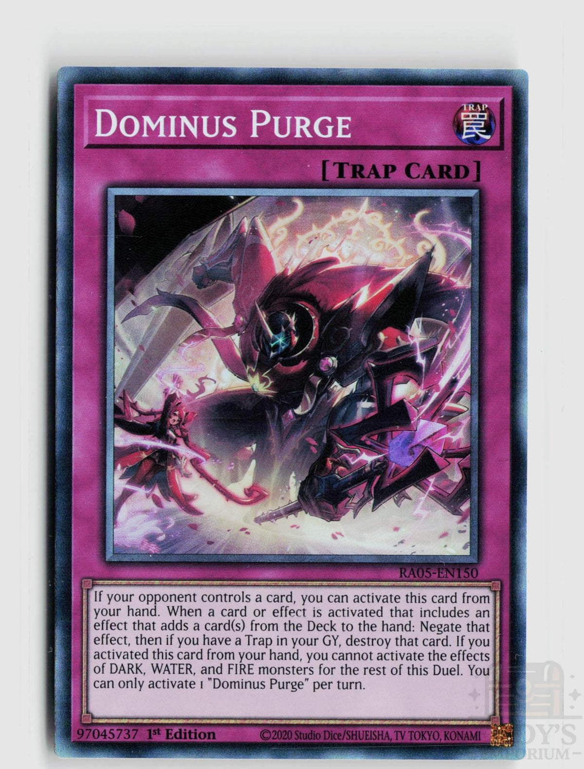 Dominus Purge (Collector's Rare) RA05-EN150 Yu-Gi-Oh Rarity Collection 5