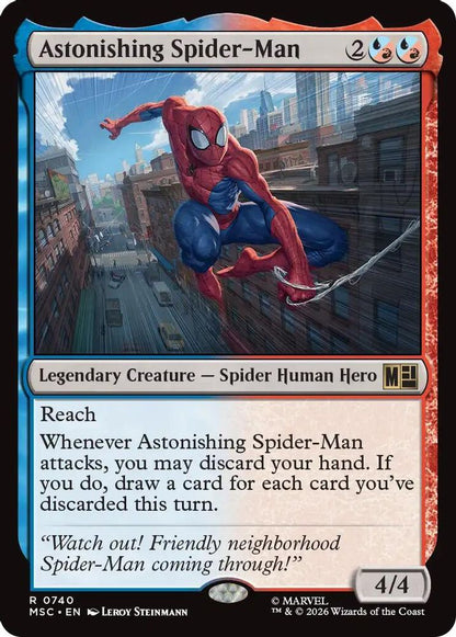 Astonishing Spider-Man 740 Commander: Marvel Super Heroes Magic: The Gathering