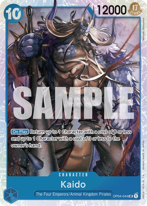 Kaido (Reprint) OP04-044 Premium Booster -The Best- One Piece Foil Super Rare