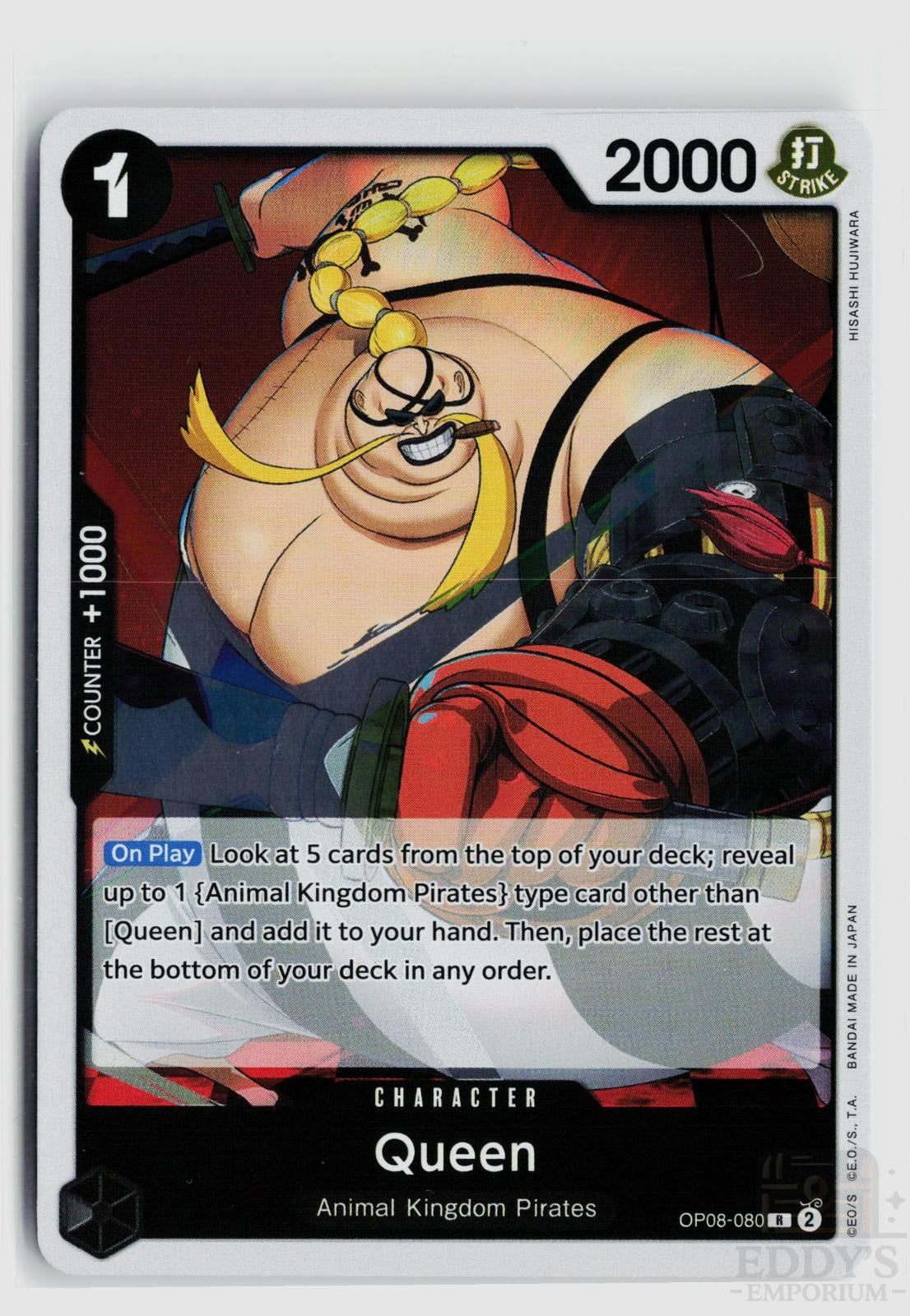 Queen OP08-080 Two Legends One Piece Foil Rare