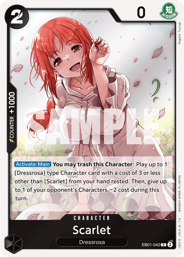 Scarlet EB01-042 Extra Booster: Memorial Collection One Piece Foil Rare