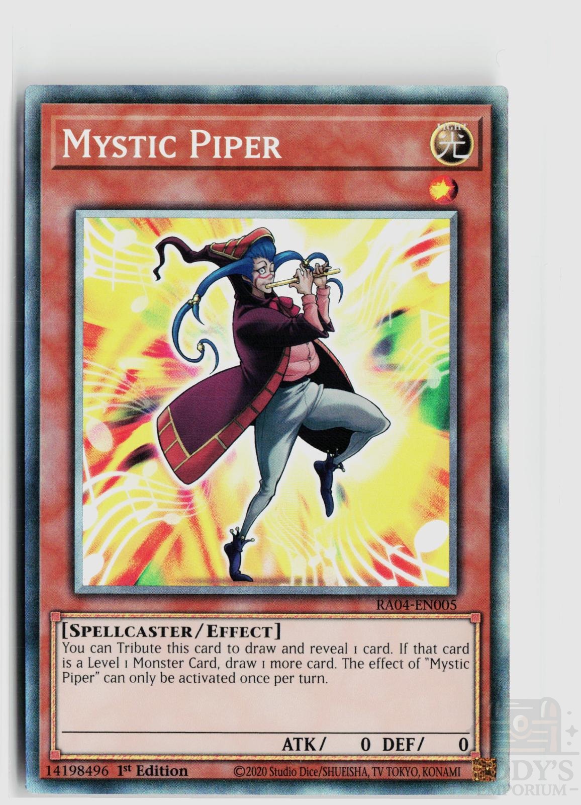 Mystic Piper (PCR) RA04-EN005 Quarter Century Stampede Yu-Gi-Oh 1st Edition NM