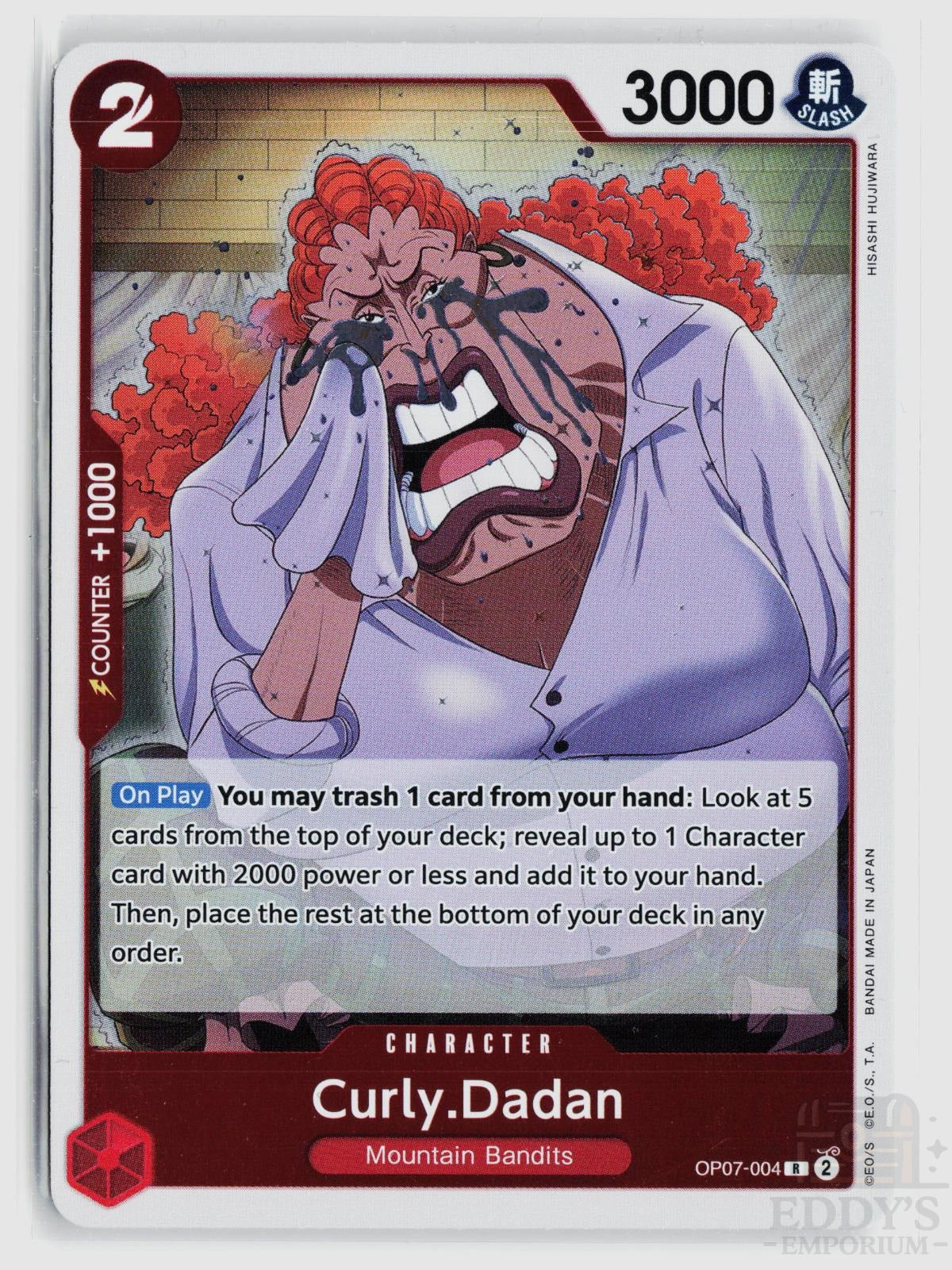 Curly.Dadan OP07-004 500 Years in the Future One Piece Foil Rare