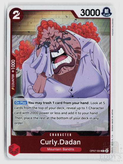 Curly.Dadan OP07-004 500 Years in the Future One Piece Foil Rare