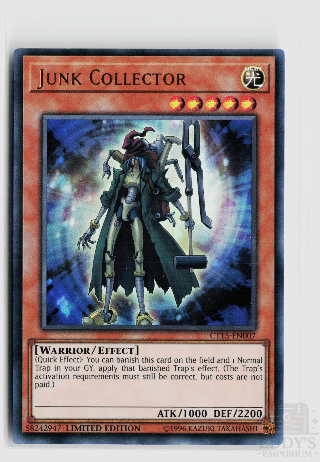 Junk Collector CT15-EN007 2018 Mega-Tins Yu-Gi-Oh Limited Ultra Rare NM