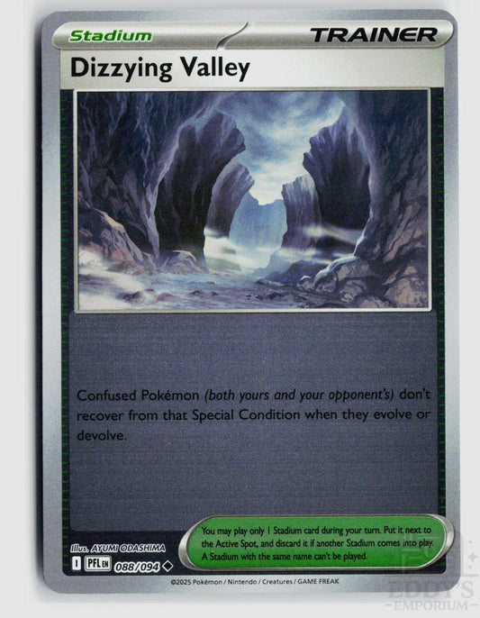 Dizzying Valley 088/094 Phantasmal Flames Pokemon Reverse Holo