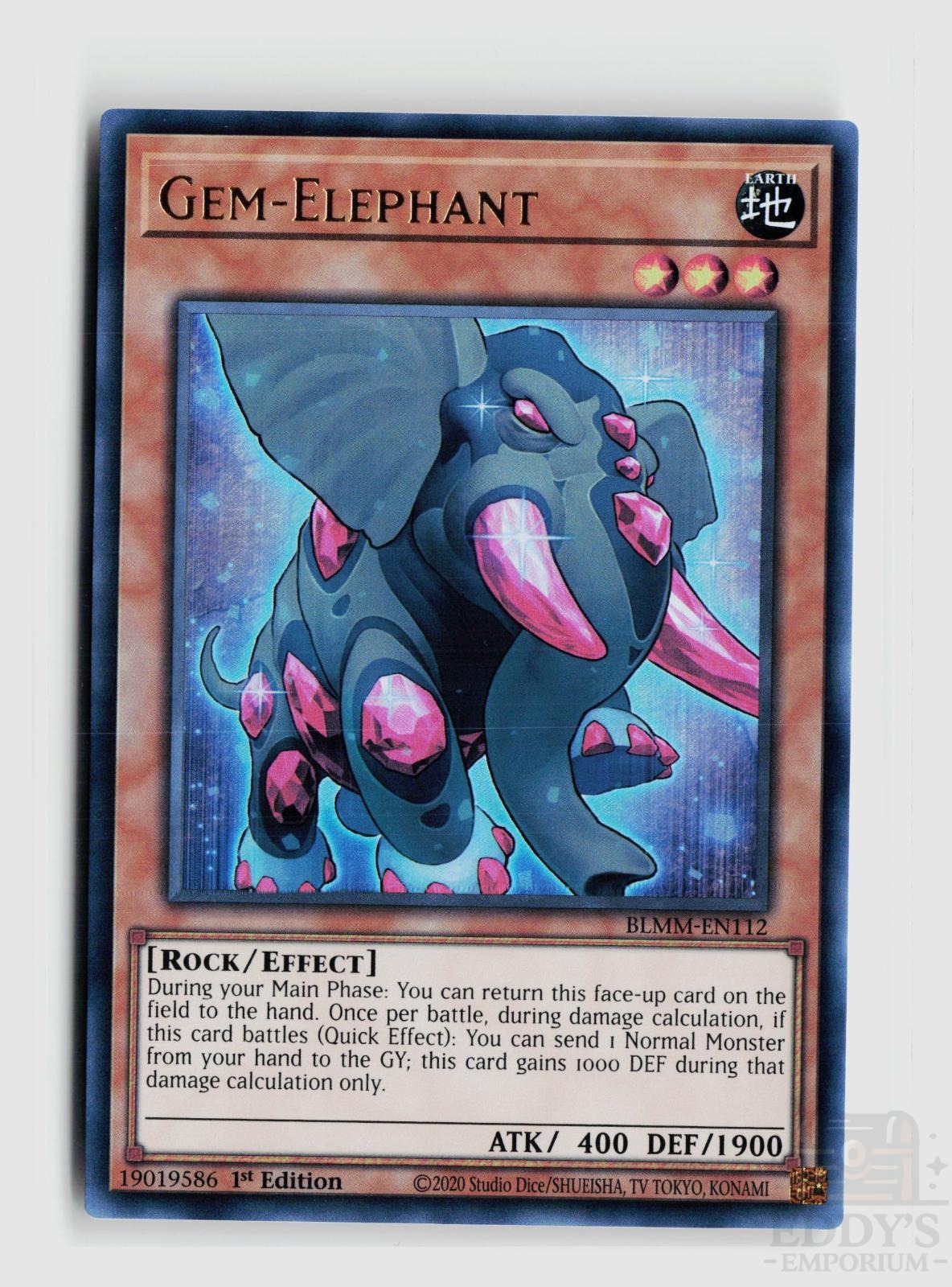 Gem-Elephant BLMM-EN112 Battles of Legend: Monster Mayhem Yu-Gi-Oh 1st Edition NM