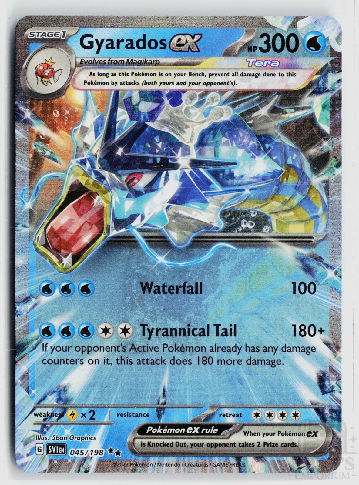 Gyarados ex 045/198 Scarlet & Violet Pokemon Holo Double Rare