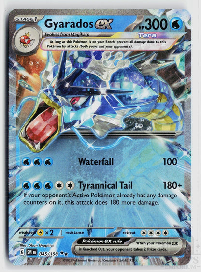 Gyarados ex 045/198 Scarlet & Violet Pokemon Holo Double Rare