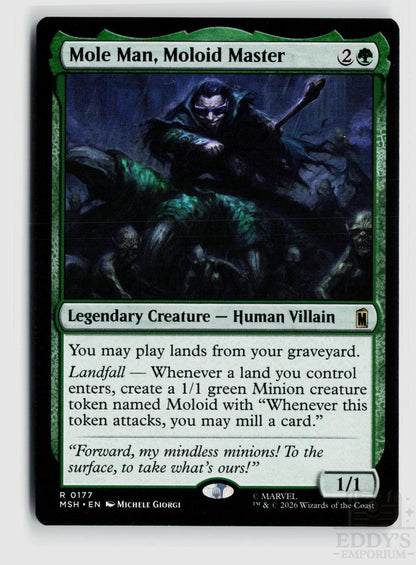Mole Man, Moloid Master 177 Marvel Super Heroes Magic: The Gathering