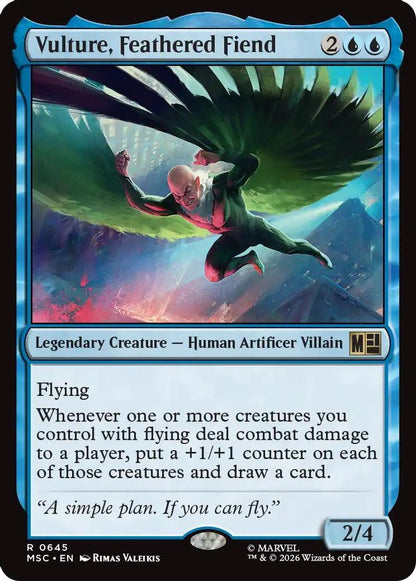 Vulture, Feathered Fiend 645 Commander: Marvel Super Heroes Magic: The Gathering