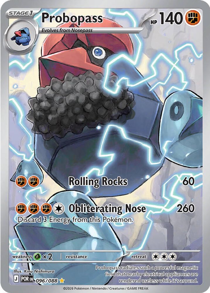 Probopass 096/088 Perfect Order Pokemon Holo Illustration Rare