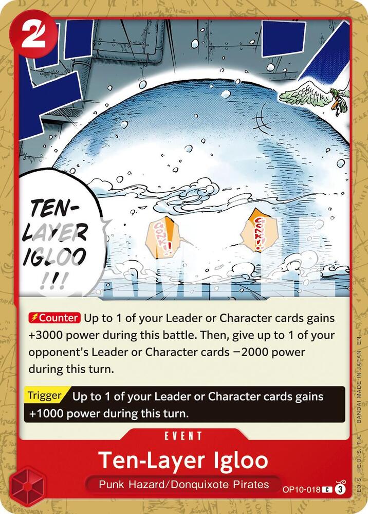 Ten-Layer Igloo (Reprint) OP10-018 Premium Booster -The Best- Vol. 2 One Piece