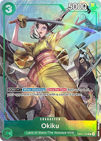 Okiku (Premium Card Collection -BANDAI CARD GAMES Fest. 23-24 Edition-) OP01-035 One Piece Promotion Cards One Piece Foil