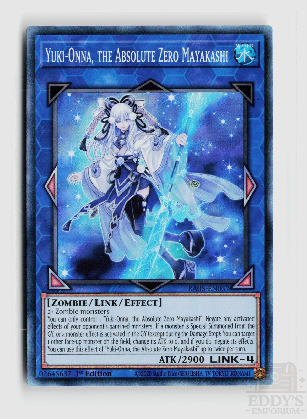 Yuki-Onna, the Absolute Zero Mayakashi (Collector's Rare) RA05-EN057 Yu-Gi-Oh Rarity Collection 5