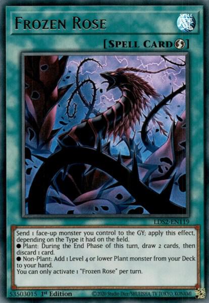 Frozen Rose LDS2-EN119 Legendary Duelists: Season 2 Yu-Gi-Oh 1st Edition NM