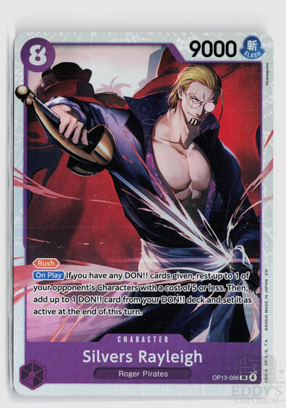 Silvers Rayleigh OP13-066 Carrying On His Will One Piece Foil Super Rare