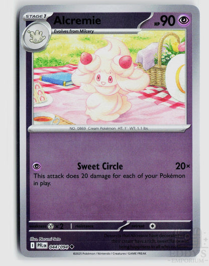 Alcremie 044/094 Phantasmal Flames Pokemon Reverse Holo