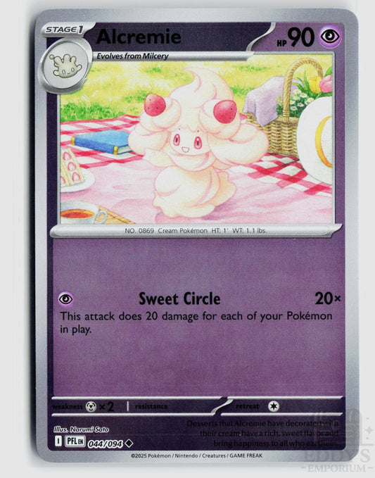 Alcremie 044/094 Phantasmal Flames Pokemon Reverse Holo