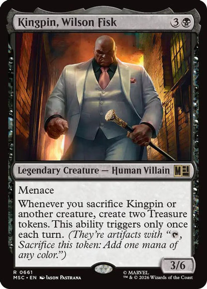 Kingpin, Wilson Fisk 661 Commander: Marvel Super Heroes Magic: The Gathering
