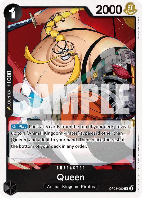 Queen OP08-080 Two Legends One Piece Foil Rare