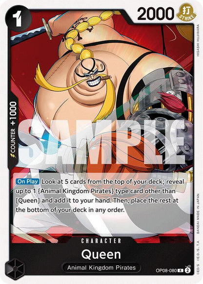Queen OP08-080 Two Legends One Piece Foil Rare