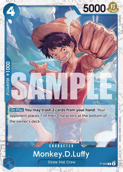 Monkey.D.Luffy (P-055) (Jolly Roger Foil) P-055 Premium Booster -The Best- One Piece