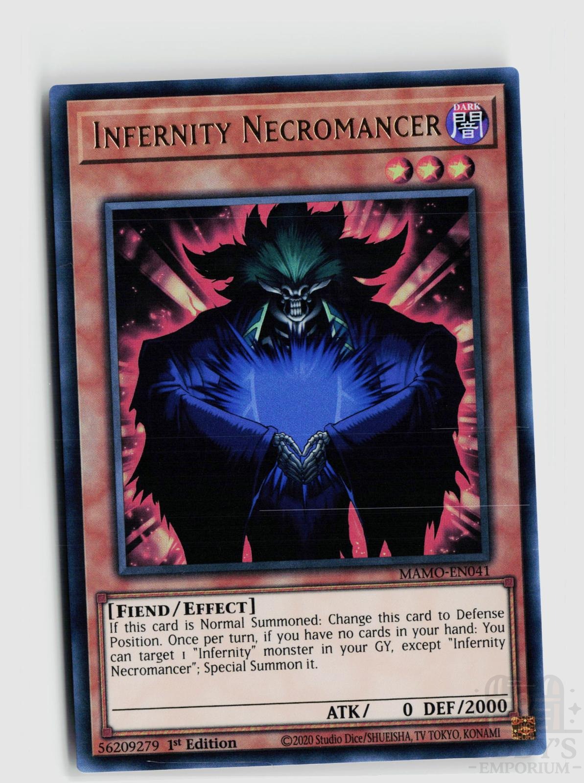 Infernity Necromancer MAMO-EN041 Magnificent Monsters Yu-Gi-Oh 1st Edition NM