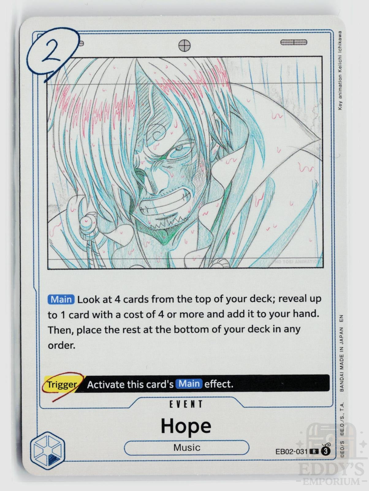 Hope EB02-031 Extra Booster: Anime 25th Collection One Piece Foil Rare