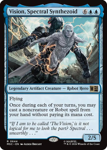 Vision, Spectral Synthezoid 644 Commander: Marvel Super Heroes Magic: The Gathering