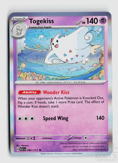 Togekiss 082/217 Ascended Heroes Pokemon Holo Rare NM